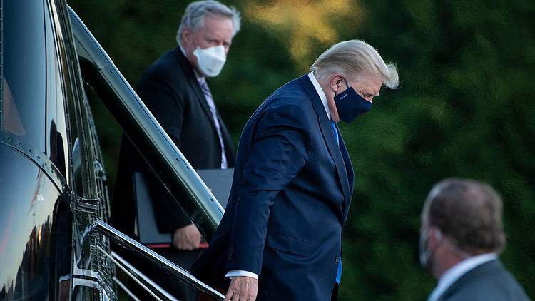 Artsen Trump positief over 'vooruitgang' in ziekenhuis