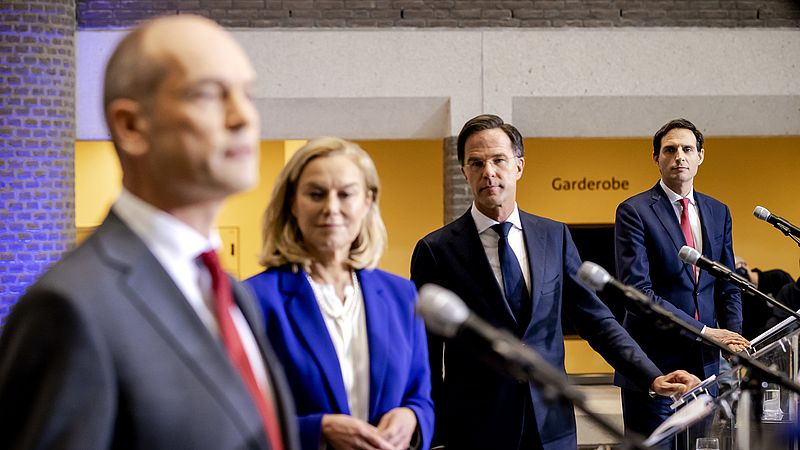 VVD En CDA Verliezen In Zetelpeiling Na Presentatie Regeerakkoord, D66 ...