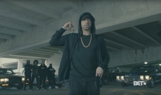 Rapper Eminem 'dist' president Trump