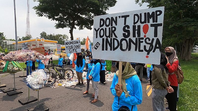 Aksi unjuk rasa di Indonesia