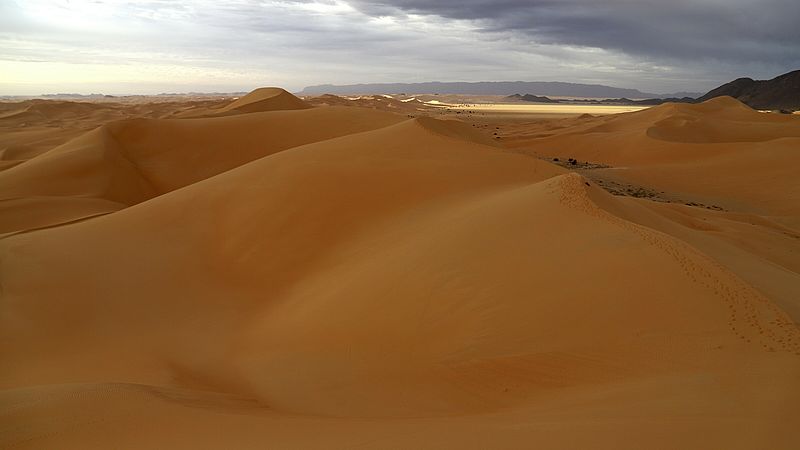 Can blowing desert sand prevent global warming?  “Something structural is needed”