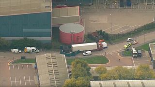 Drama in Engeland: 39 doden in vrachtwagencontainer