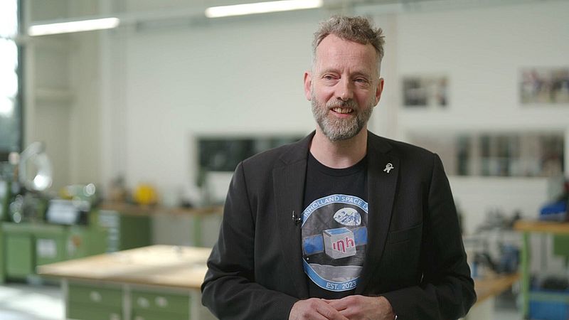 Ruimtevaartdeskundige Erik Laan Ruimtevaartdeskundige Erik Laan