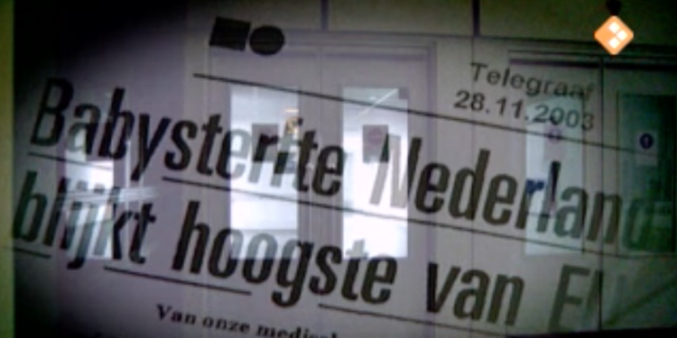 Babysterfte in Nederland te hoog