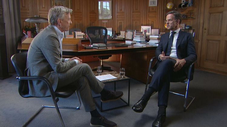 Bekijk het hele interview met premier Mark Rutte