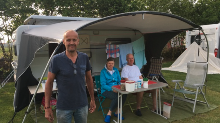 Boerderij omgebouwd tot camping in Wouwse Plantage