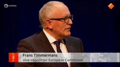 Eurocommissaris Timmermans wil Europese kustwacht
