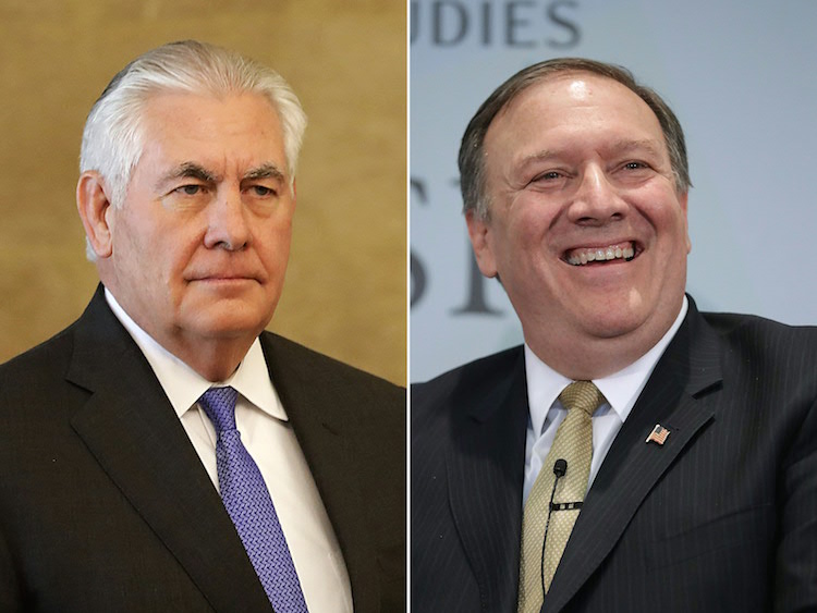 Team Trump: minister Rex Tillerson eruit, CIA-directeur Mike Pompeo erin